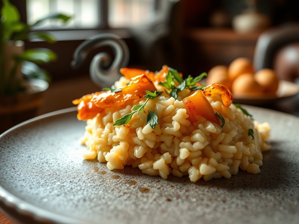Arroz de leite com canela em pó