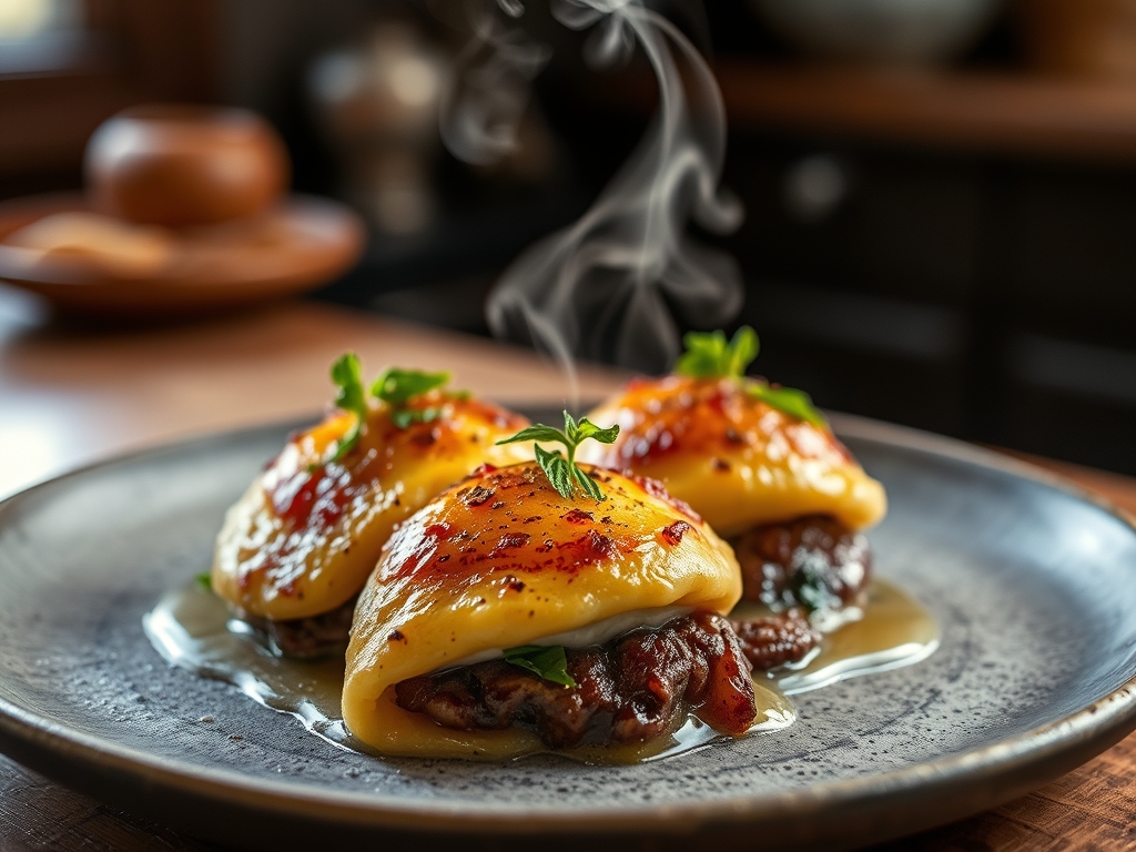 Costeletas de borrego com hortelã