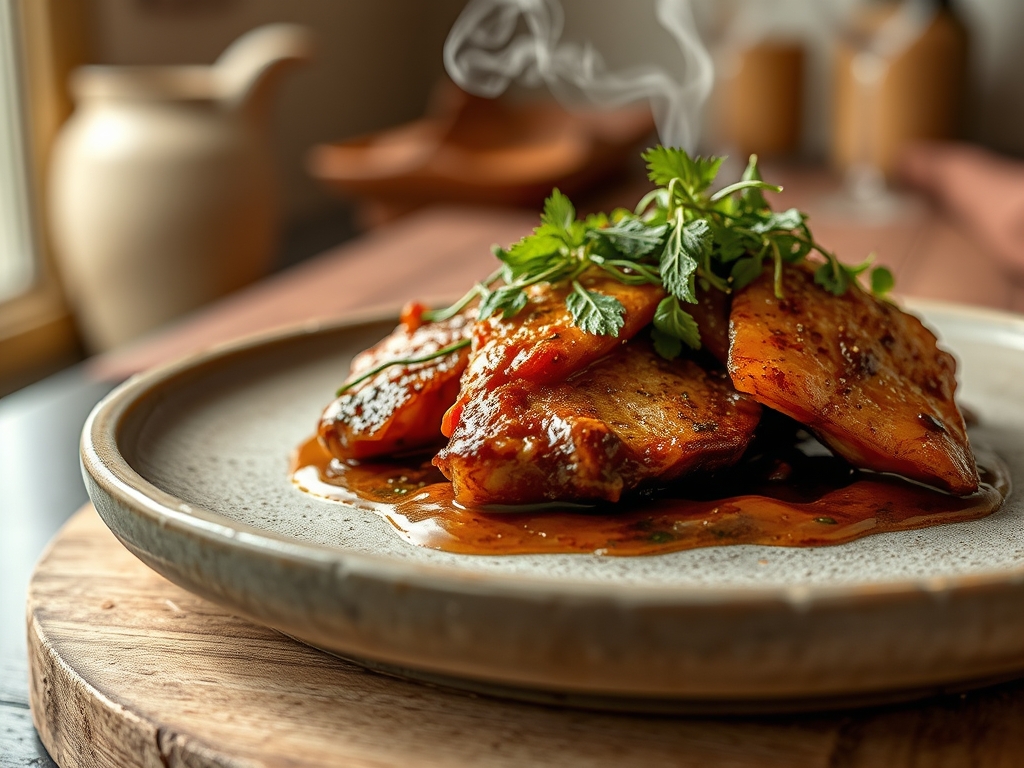 Dourada escalada na brasa