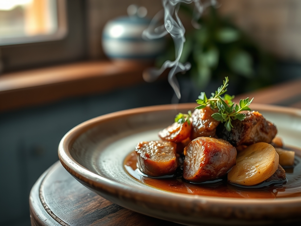 Ensopado de borrego alentejano