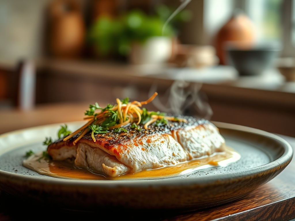 Robalo ao sal no forno