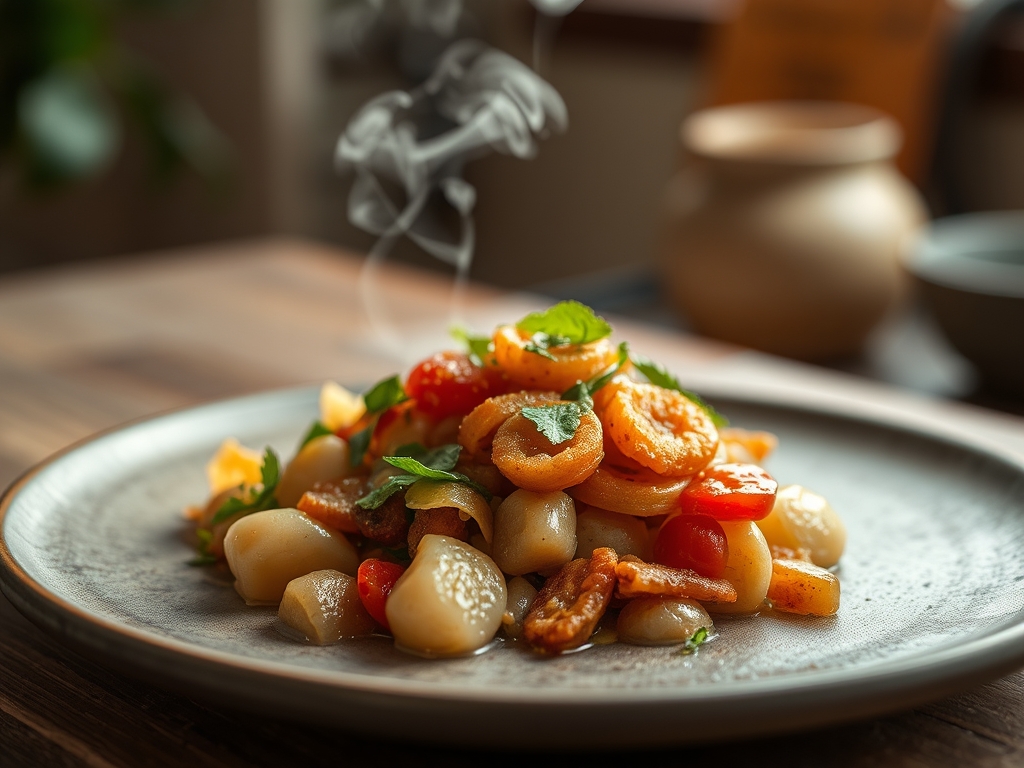 Salada de feijão frade com salsa
