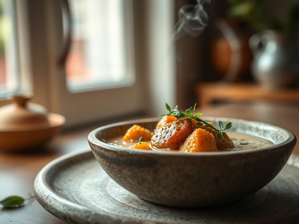 Sopa de feijão com grelos